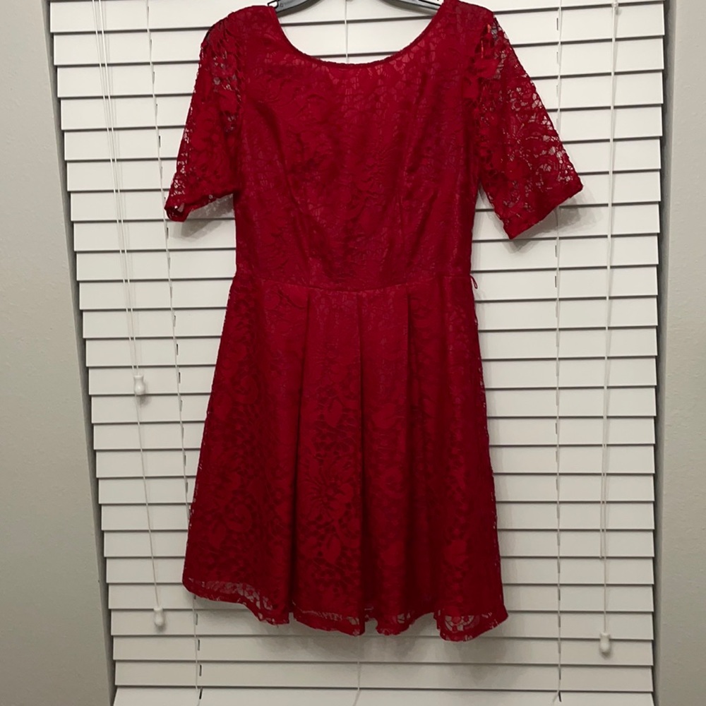 Danny and Nicole brand new beautiful red dress